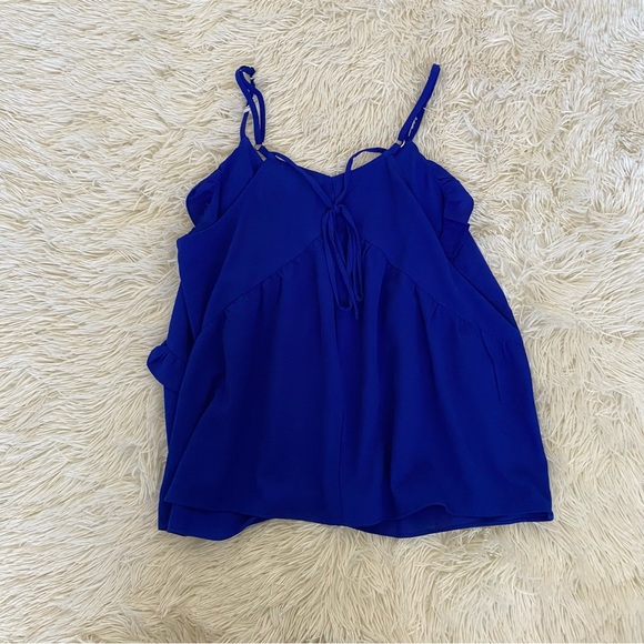 Charming Charlie Strappy Blue Tank Gop - Picture 2 of 3